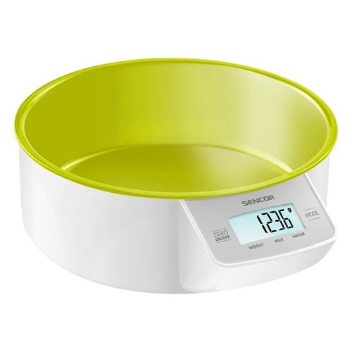 Sencor 40026628 Sks 4004gr Balance De Cuisine Avec Plateau Vert