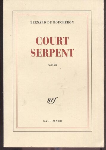 Court Serpent - Bernard Du Boucheron