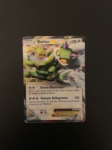 Carte Pokémon Boréas Ex 90/108 2012