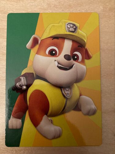 (4319) Carte Panini 17 Pat Patrouille 