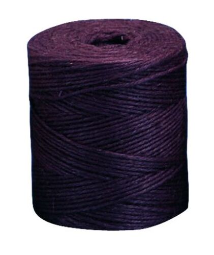 Fil De Jute 6 Plis Ø 6mm Brun Foncé Bobine 120m