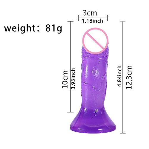 Gode En Msi De Silicone Souple Pour Femme, Petit Pénis Réaliste, Prise Anale, Bite, Ventouse, Strapon, Jouets Sexuels Pour Adultes, 7.0