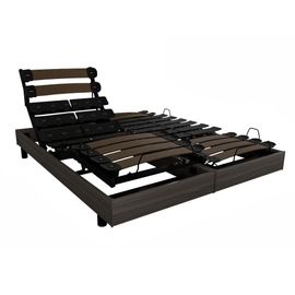Sommier Électrique Summum Finition Bois 90x190