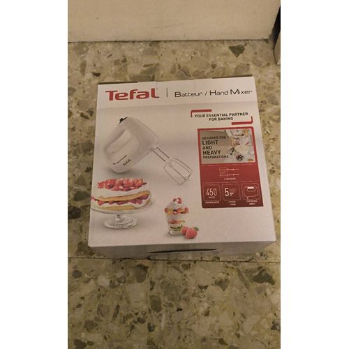 Batteur électrique 450W 5 vitesses Tefal HT450N10