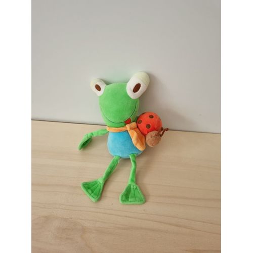 Doudou Grenouille Verte Dpam Du Pareil Au Même