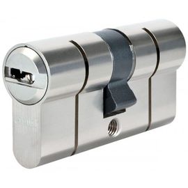 Cylindre P6PS PréSnap double entrée varié - en laiton nickelé - 5 clés - 30x45 ABUS