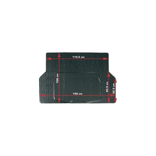 Tapis De Coffre Auto 108 Cm X 140 Cm Dino Noir 130026