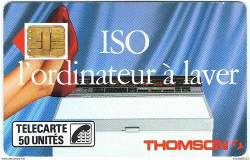 Télécarte 120 Unités Puce  - Iso L'ordinateur À Laver Thomson