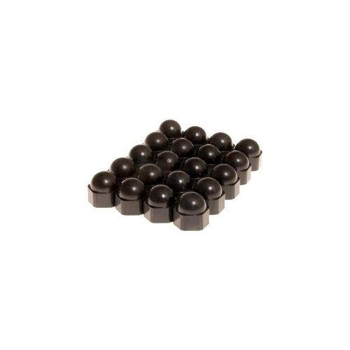 Capuchons Pour Écrous De Roues Hp Autozubehör Caches Rallye Noirs 17 Mm - 20 Pcs. 82728