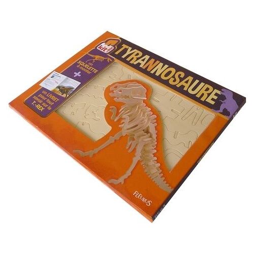 Tyrannosaure - Un Livret Et Un Squelette À Monter