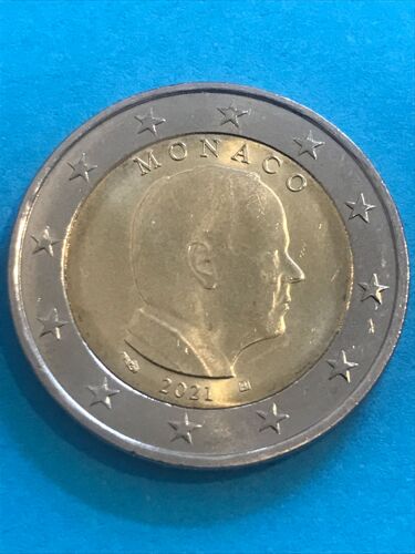 Pièce De 2 Euro Monaco De 2021