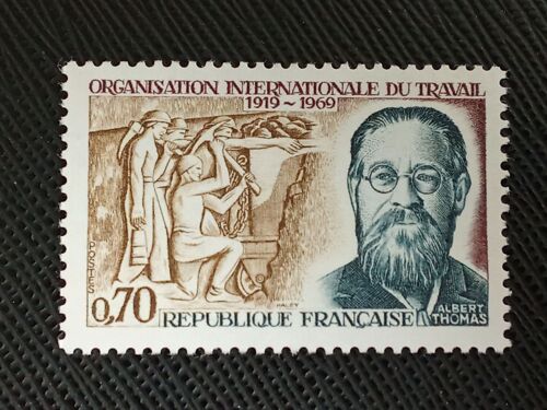 Timbre France ( Yt 1600 ) 1969 Albert Thomas (1878-1932) Organisation Internationale Du Travail