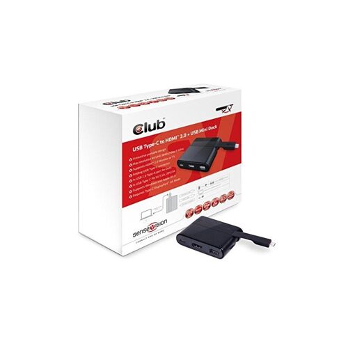 Club 3D SenseVision - Station d'accueil - USB - HDMI