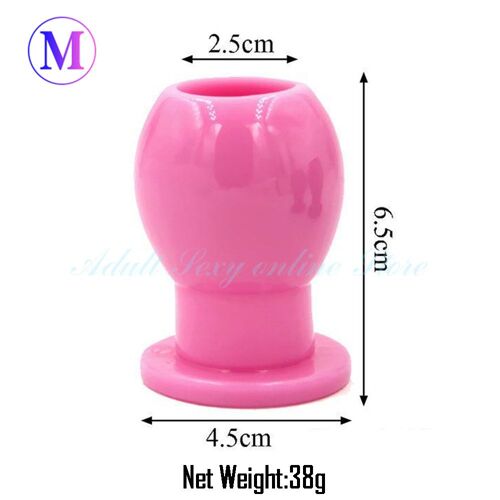Dilatateur De Peep Transparent Pour Adultes, Plug Anal Creux, Arrière-Cour, Perle De Traction, Liquide Étanche, Jouet Sexuel Pour Adultes