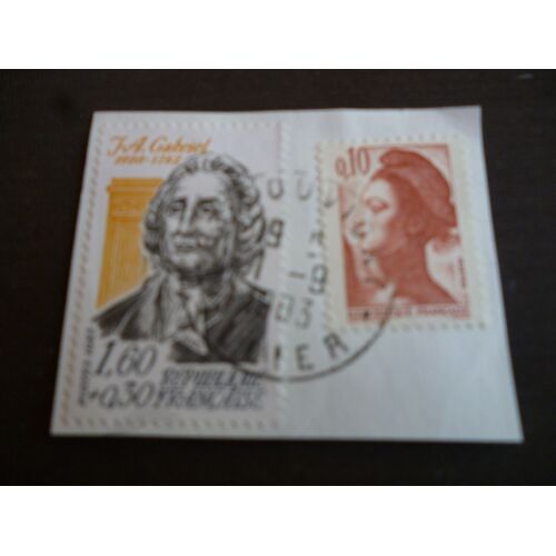 Timbre France 1983:J A Gabriel 1698-1782.