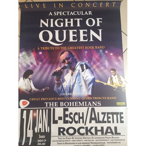 Queen - Night Of Queen - Affiche / Poster Envoi En Tube - 80x120cm