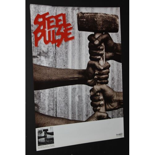 Steel Pulse  - Steel Pulse - Victims 1991 Original Concert Blank Tour Poster  - Affiche / Poster Envoi En Tube - 59x84cm