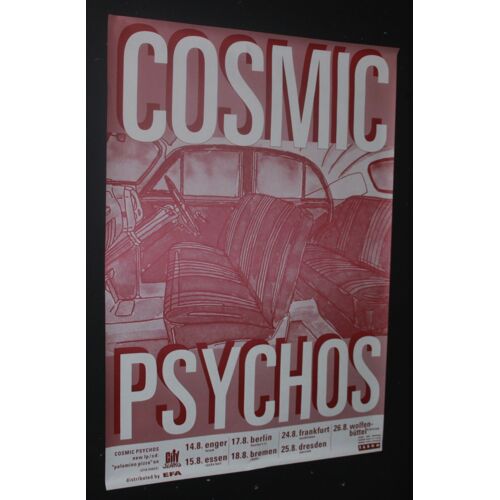 Cosmic Psychos  - Palomino Pizza 1993 Original Concert Tour Dates Poster  - Affiche / Poster Envoi En Tube - 59x84cm