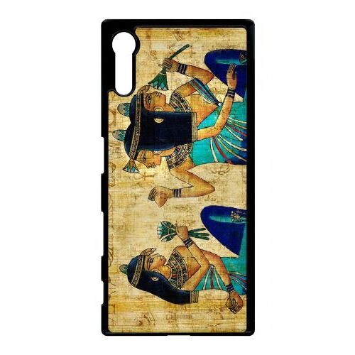 Coque Xperia Xz - Papyrus Égypte - Noir