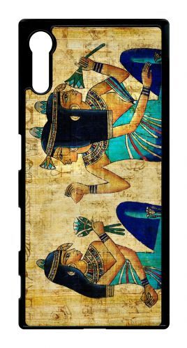 Coque Xperia Xz - Papyrus Égypte - Noir