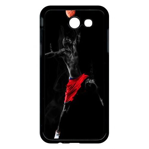 Coque Pour Smartphone - Basket - Compatible Avec Samsung Galaxy J3 (2017) - Plastique - Bord Noir