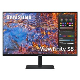 Samsung ViewFinity S8 S32B800PXP - S80PB Series - écran LED - 32" - 3840 x 2160 4K @ 60 Hz - IPS - 350 cd/m² - 1000:1 - DisplayHDR 600 - 5 ms - HDMI, DisplayPort, USB-C - noir