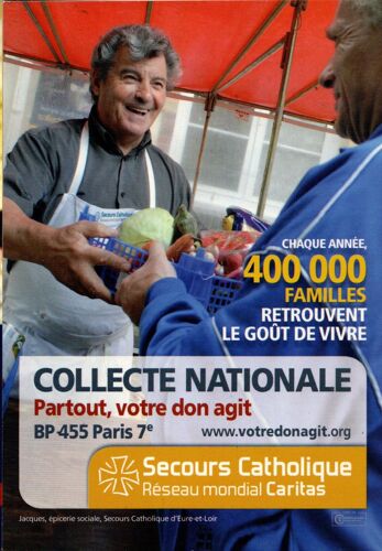 Carte Postale Secours Catholique Collecte Nationale