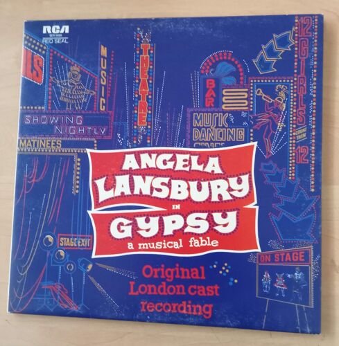 Angela Lansbury In Gypsy - A Musical Fable - 33 Tours (Original London Cast Recording)