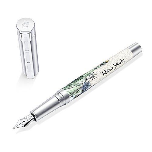 Staedtler Initium - Corium Urbes - Stylo-Plume En Cuir - New York - Plume : M