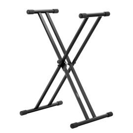 Classic Cantabile Support Pour Synthétiseur, Pieds Doubles En Croix (Noir)