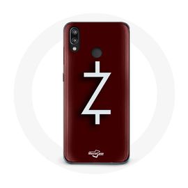 Coque Pour Huawei P20 Lite Ozark Saison 4 Logo Z Blanc Fond Rouge