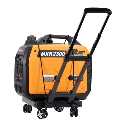 Groupes électrogènes Inverter Portable Silencieux 2300W 230V 4 temps générateur avec Chariot à Plate - Forme Avec Roue
