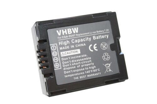 vhbw Batterie compatible avec Hitachi DZ-MV350A, DZ-MV350E, DZ-MV380A, DZ-MV380E, DZ-MV550A caméra vidéo caméscope (600mAh, 7,2V, Li-ion)