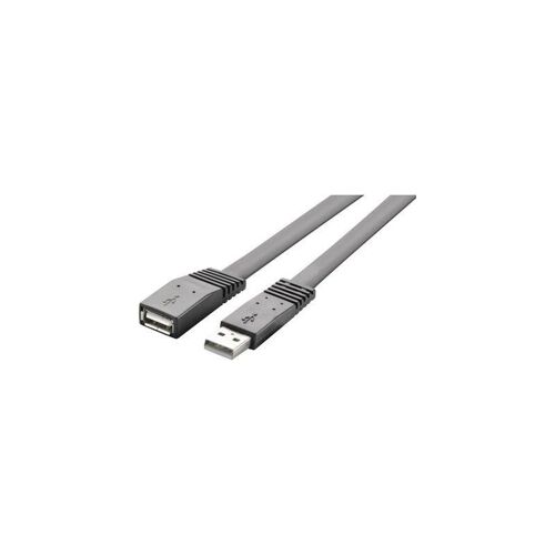 Renkforce USB 2.0 câble d'extension [1x USB 2.0 prise mâle A - 1x USB 2.0 femelle A] 3 m noir hochflexibel Re