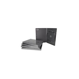 Value - Boîtier pour DVD - capacité : 1 CD/DVD - noir (pack de 5)