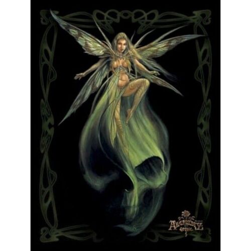 Plaque Alchemy Crane Et Fée Tetede Mort Deco Punk Gothique