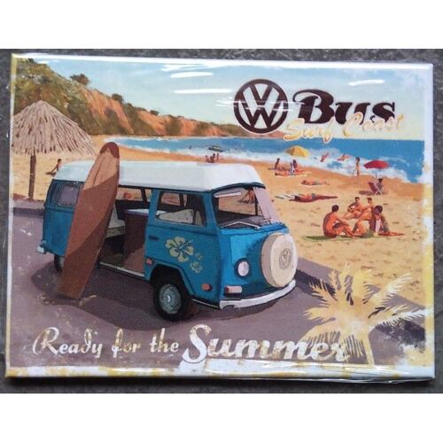 Magnet 6x8cm Combi Volkswagen Surf Vw Bus Bully Frigo