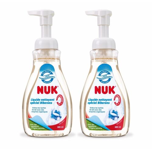 Liquide Nettoyant Biberons X2 Avec Flacon Mousseur 380 Ml De Nuk