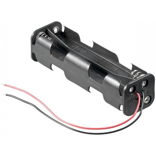 Goobay Batteriehalter 8 Mignon (AA) câble (L x B x H) 108.5 x 31.5 x 29.5 mm 11741