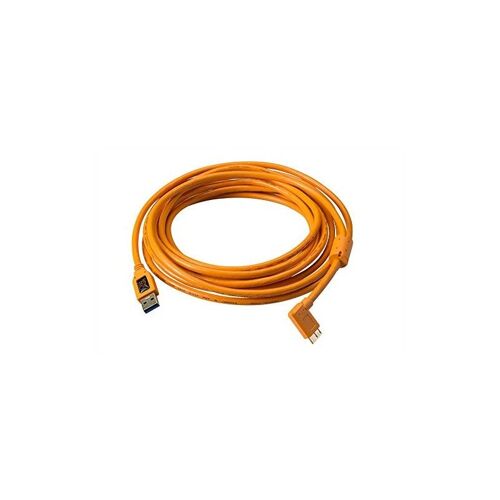 Tether Tools TPro USB 3.0 Micro-B Right Angle 4.6m/15' ORG