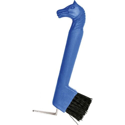 Cure-Pied Brosse Hippotonic Tête De Cheval - Couleur : Bleu