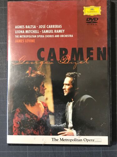 Carmen Dvd Metropolitan Opera Direction James Levine. Agnes Baltsa Et Jose Carreras