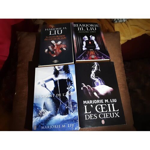 Lot 4 Livres Marjorie Liu : Dirk & Steele (L¿?Il Des Cieux, Mémoire Volée, Malédiction Du Coeur De Jade, Le Chant De L¿Âme)