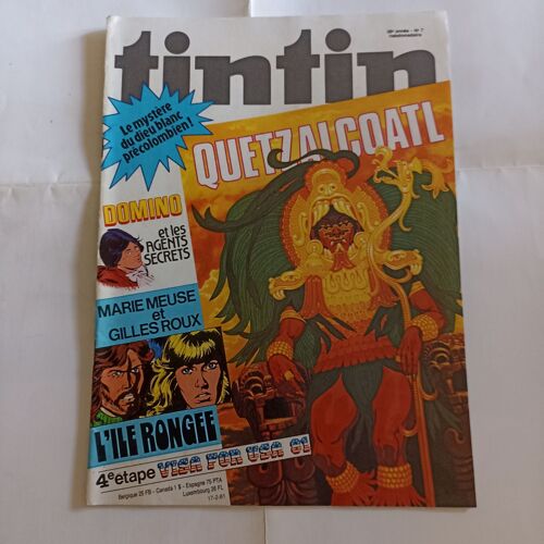 Tintin Édition Belge 36 Ème Année N 7 1981