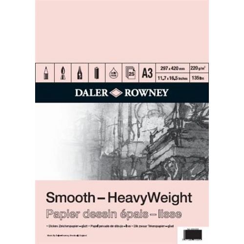 Bloc Heavyweight 42x29.7a3 220g 25 Feuilles