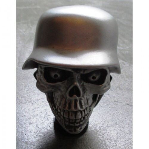Levier De Vitesse Crane Casque Militaire Gris Pommeau Auto