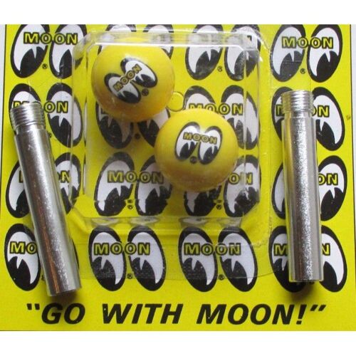 Loquets De Porte Moon Eyes Jaune (X2) Auto Universel Usa