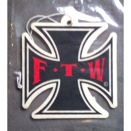 Désodorisant Croix Malte Noire Ftw ( Fuck The World)