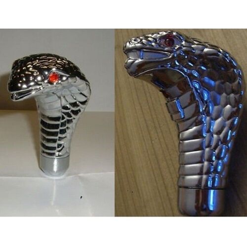 Levier De Vitesse Serpent Cobra Plastique Chromé Universel