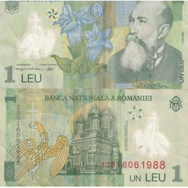 Billet De 1 Leu, Roumanie, Millésime 2005